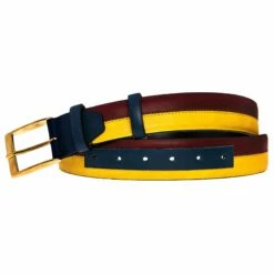 Cleveland -Belt In Full Grain Burnished Leather