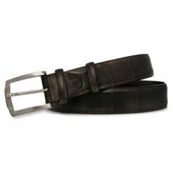 Lancaster -Belt In Full Grain Burnished Leather