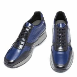 Bergen - Elevator Sneakers In Full Grain Leather From 2.4 To 4 Inches -Deals Guidomaggi Store 1757 1