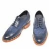 Hoxton - Elevator Shoes In Leather/fabric Mix From 2.4 To 3.1 Inches -Deals Guidomaggi Store 1 1 1