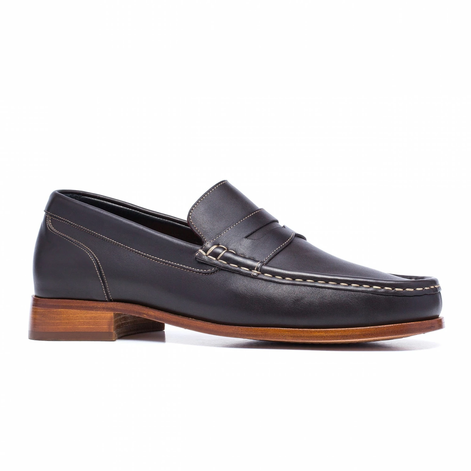 Muscat - Elevator Loafers In Full Grain Leather Up To 2.6 Inches 3 Muscat - Elevator Loafers In Full Grain Leather Up To 2.6 Inches