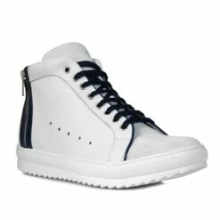 Olympia - Elevator Sneakers In Suede Leather From 2.4 To 3.1 Inches