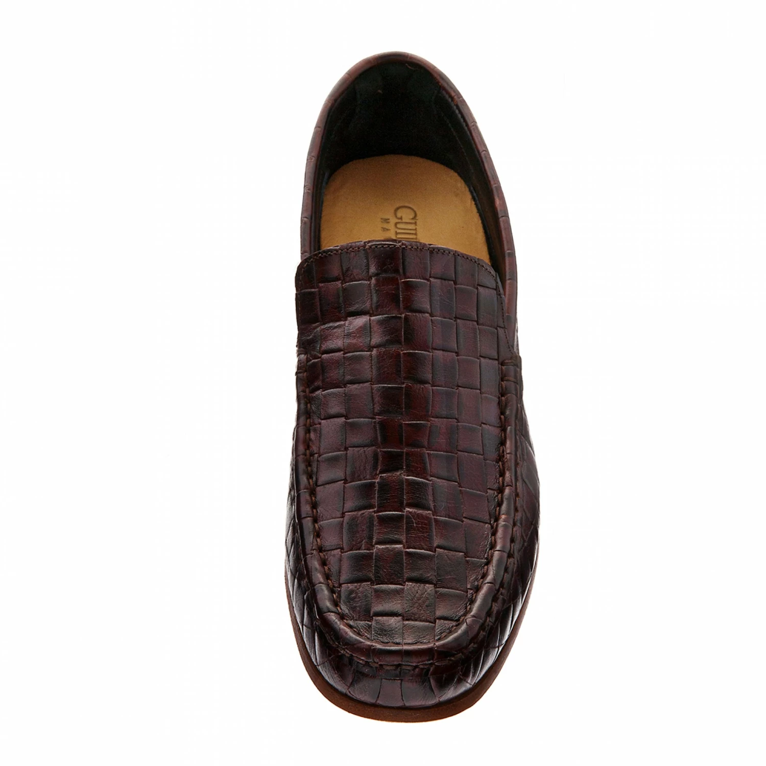 Manama - Elevator Loafers In Woven Pattern Leather Up To 2.6 Inches 3 Manama - Elevator Loafers In Woven Pattern Leather Up To 2.6 Inches