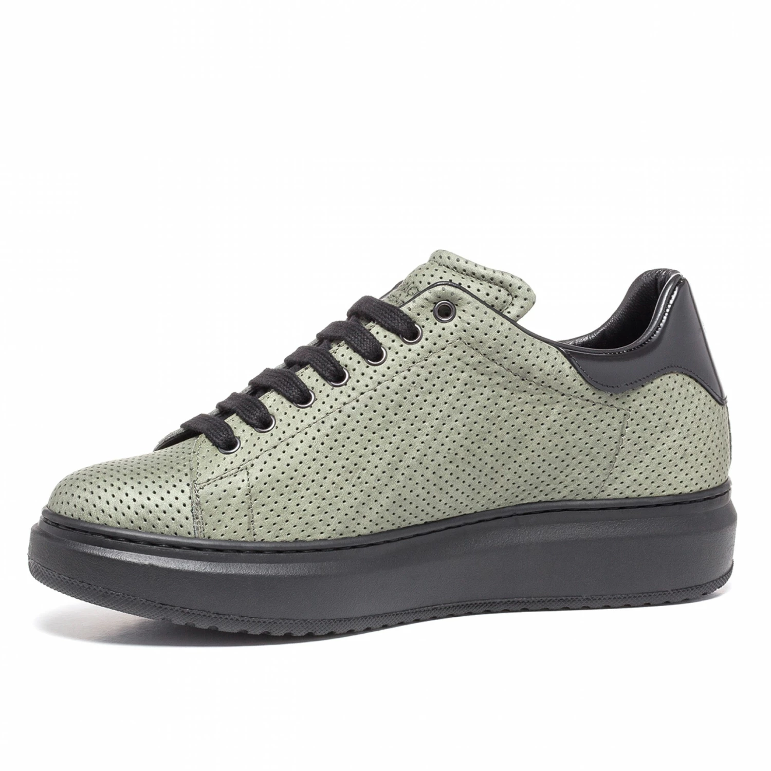 Hanoi - Elevator Sneakers In Mix Of Leathers From 2.4 To 3.1 Inches 4 Hanoi - Elevator Sneakers In Mix Of Leathers From 2.4 To 3.1 Inches - Image 2