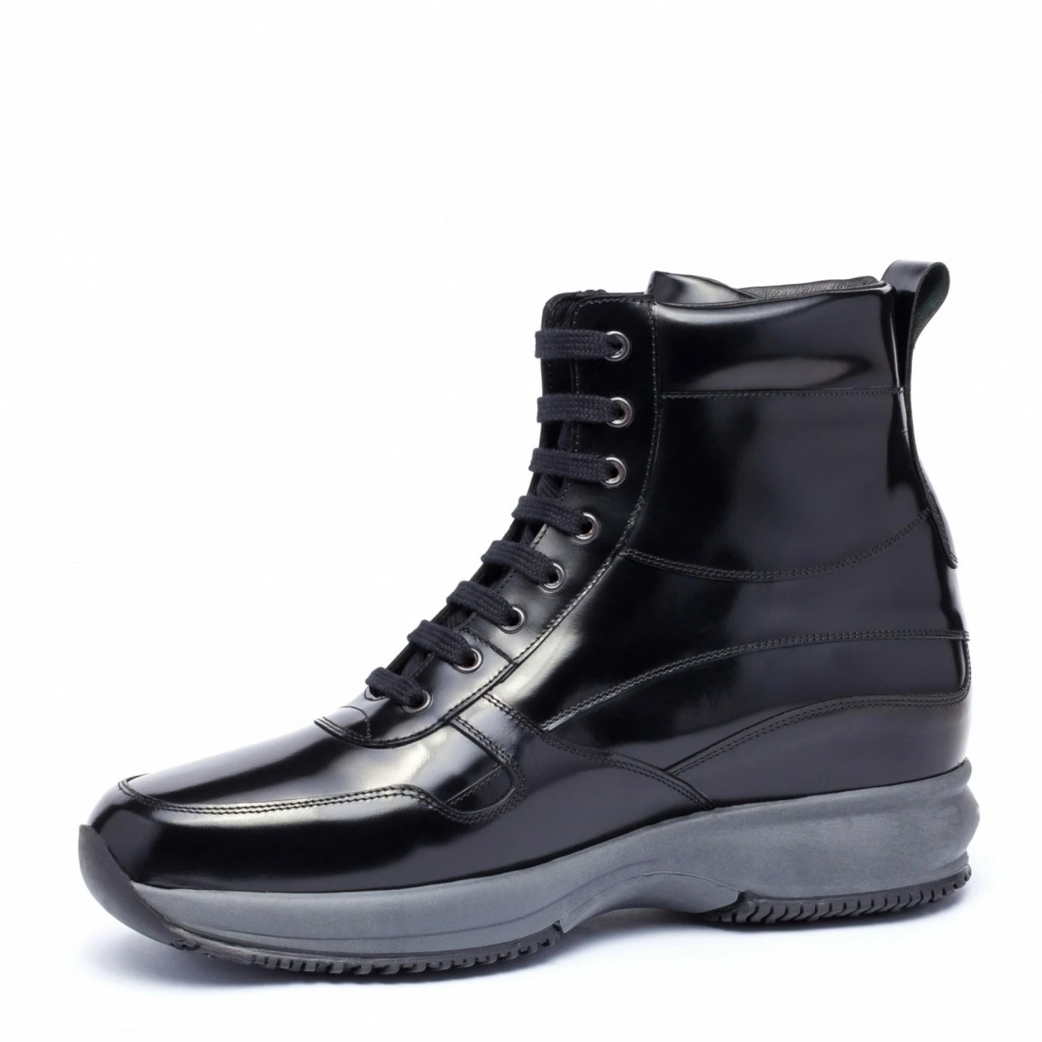 Denmark - Elevator Sneakers In Full Grain Leather From 2.4 To 4 Inches 6 Denmark - Elevator Sneakers In Full Grain Leather From 2.4 To 4 Inches - Image 4