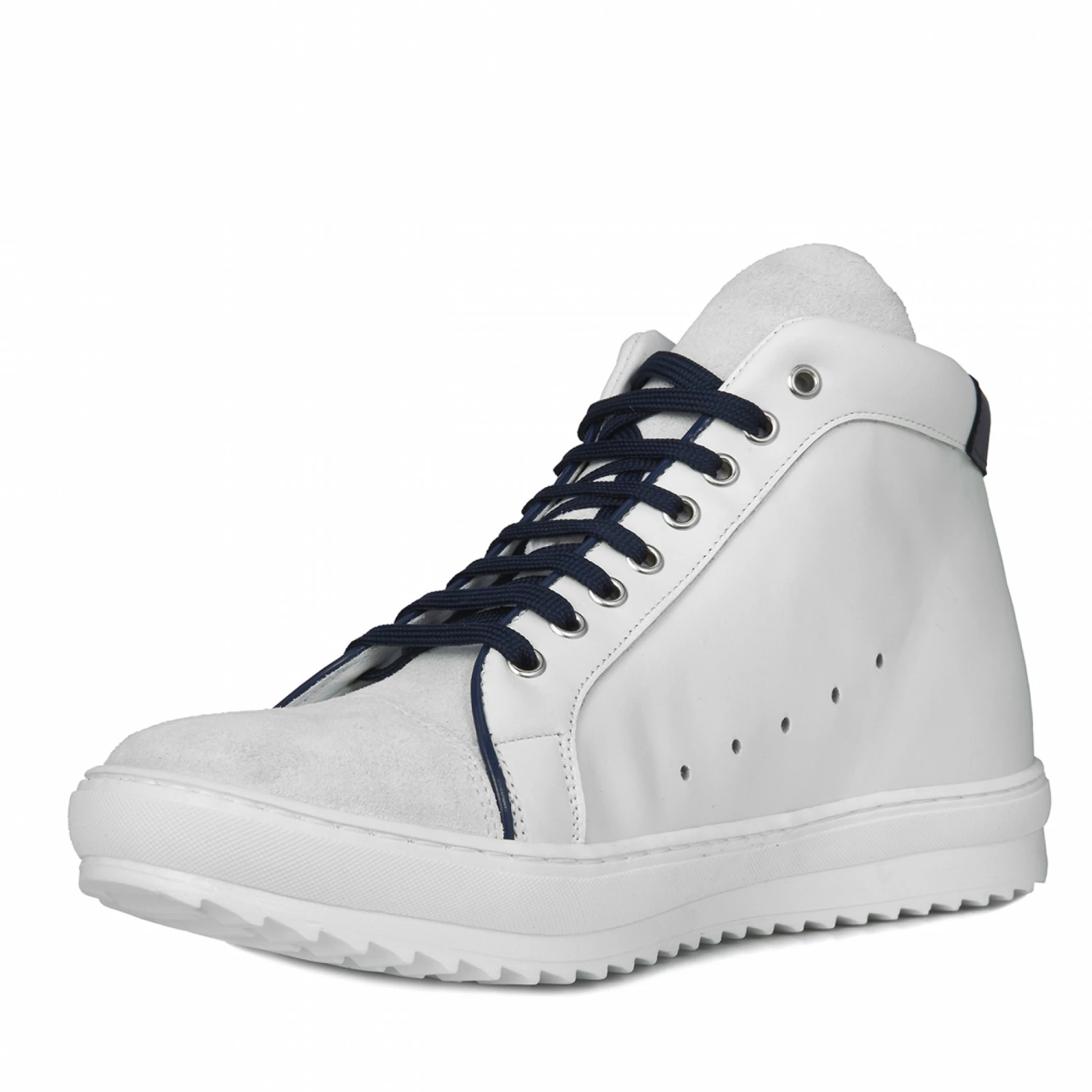 Olympia - Elevator Sneakers In Suede Leather From 2.4 To 3.1 Inches 4 Olympia - Elevator Sneakers In Suede Leather From 2.4 To 3.1 Inches - Image 2