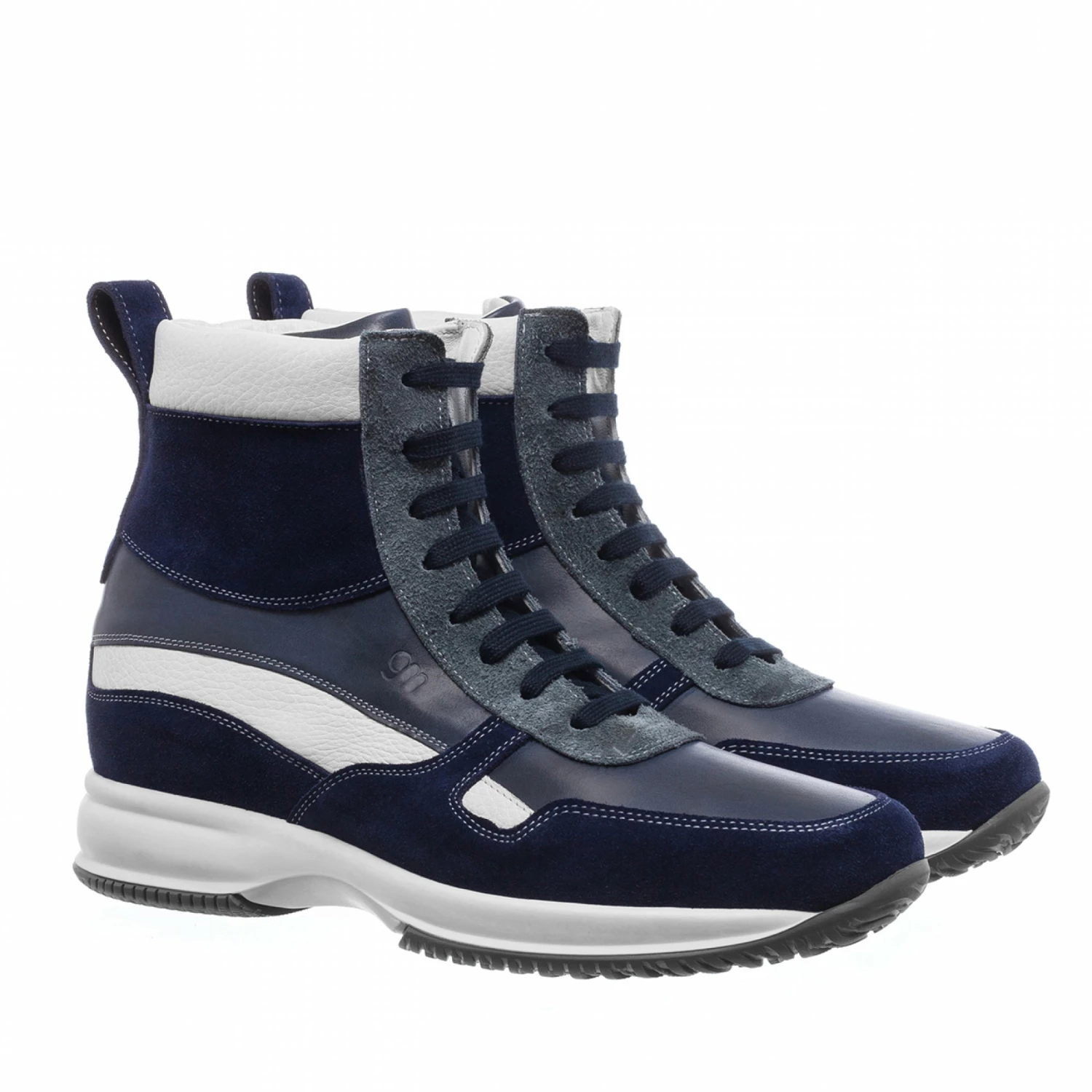 Lazio - Elevator Sneakers In Mix Of Leathers From 2.4 To 4 Inches 5 Lazio - Elevator Sneakers In Mix Of Leathers From 2.4 To 4 Inches - Image 3