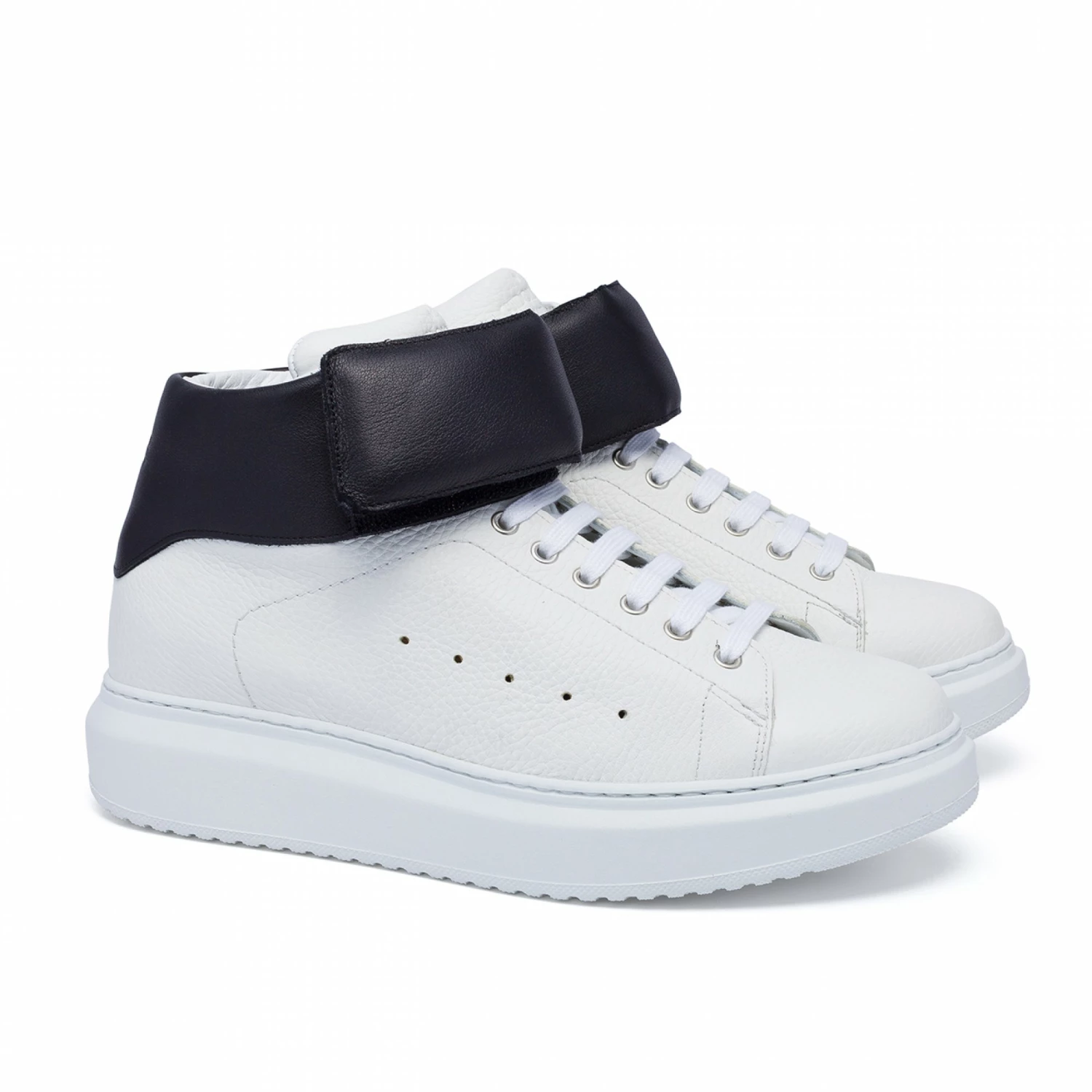 Buffalo - Elevator Sneakers In Full Grain Leather From 2.4 To 3.1 Inches 4 Buffalo - Elevator Sneakers In Full Grain Leather From 2.4 To 3.1 Inches - Image 2