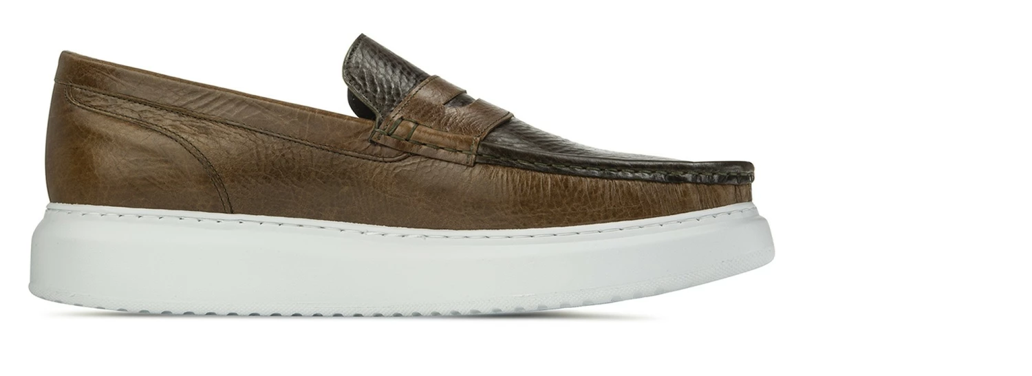 Minorca - Elevator Slip-Ons In Full Grain Leather From 2 To 2.8 Inches 3 Minorca - Elevator Slip-Ons In Full Grain Leather From 2 To 2.8 Inches