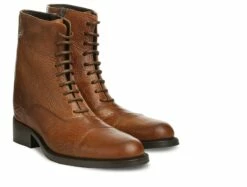 Porta Rudiae - Elevator Boots In Full Grain Leather From 2.4 To 4 Inches