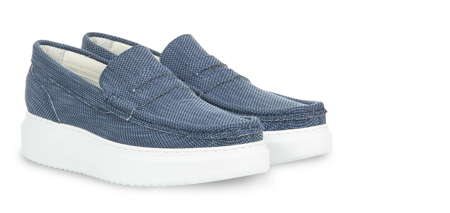 Naxos - Elevator Slip-Ons In Fabric From 2 To 2.8 Inches 3 Naxos - Elevator Slip-Ons In Fabric From 2 To 2.8 Inches