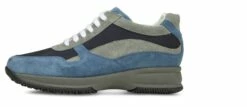 Martinique - Elevator Sneakers In Leather/fabric Mix From 2.4 To 4 Inches -Deals Guidomaggi Store a13d7168 03 1