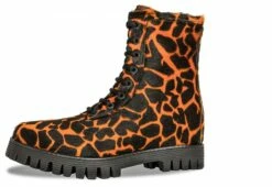 Orange Giraffe - Elevator Boots In Full Grain Leather From 2.4 To 4 Inches 9 Orange Giraffe - Elevator Boots In Full Grain Leather From 2.4 To 4 Inches -Deals Guidomaggi Store anfibi con rialzo 3 1 2