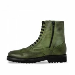 Hudson Yards - Elevator Boots In Full Grain Leather From 2.4 To 4 Inches -Deals Guidomaggi Store anfibi con rialzo 3 2 2