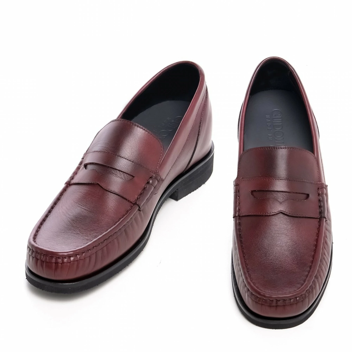 Bari - Elevator Loafers In Full Grain Leather Up To 2.6 Inches 3 Bari - Elevator Loafers In Full Grain Leather Up To 2.6 Inches