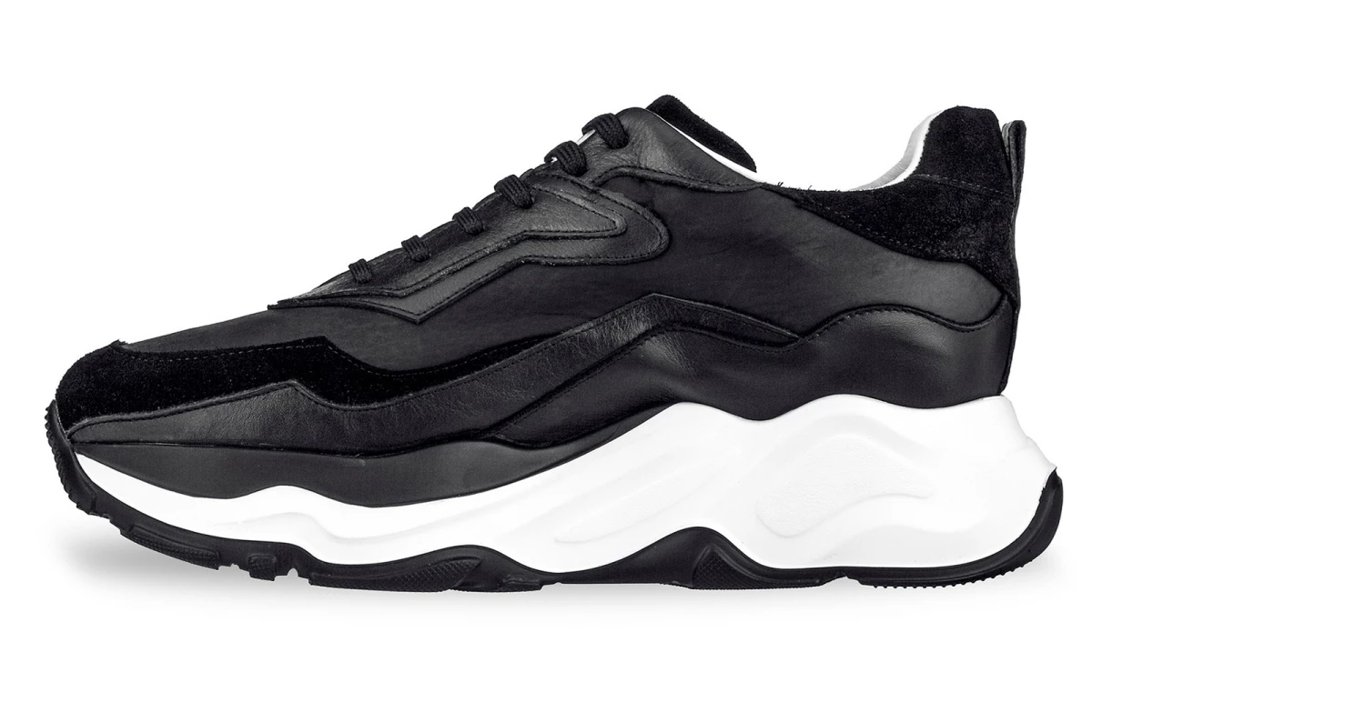 Giant Spider - Elevator Sneakers In Mix Of Leathers From 2.4 To 4.3 Inches 5 Giant Spider - Elevator Sneakers In Mix Of Leathers From 2.4 To 4.3 Inches - Image 3