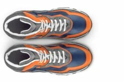 Giant Flamingo - Elevator Sneakers In Mix Of Leathers From 4 To 5 Inches -Deals Guidomaggi Store baskets dad shoes 7