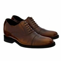 Bel Air - Elevator Shoes In Brushed Leather From 2.4 To 3.1 Inches -Deals Guidomaggi Store bel air taller shoes