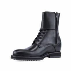 Biker - Elevator Boots In Full Grain Leather From 2.4 To 4 Inches -Deals Guidomaggi Store bespoke elevator shoes99