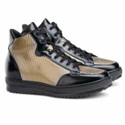 Long Island - Elevator Sneakers In Mix Of Leathers From 2.4 To 4 Inches -Deals Guidomaggi Store bespoke shoes3