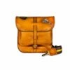 Bisaccia Cognac -Backpack In Vegetable-tanned Leather -Deals Guidomaggi Store bisaccia in pelle 1