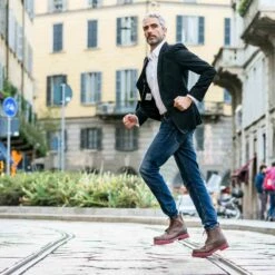 Jodhpur - Elevator Boots In Waxed Leather From 2.4 To 4 Inches -Deals Guidomaggi Store boots jodhpur