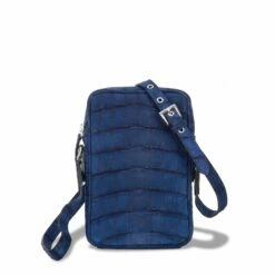 Laucala Island -Messenger Bag In Crocodile Leather