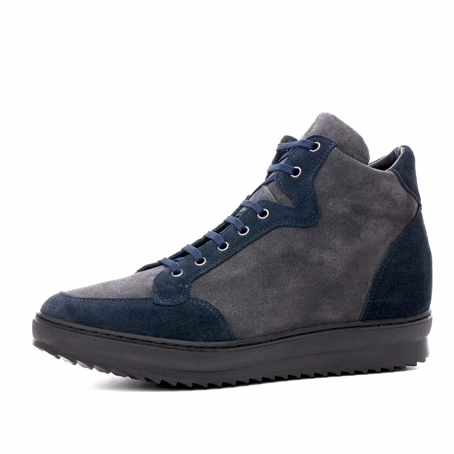 Charleston - Elevator Sneakers In Suede Leather From 2.4 To 4 Inches 5 Charleston - Elevator Sneakers In Suede Leather From 2.4 To 4 Inches - Image 3