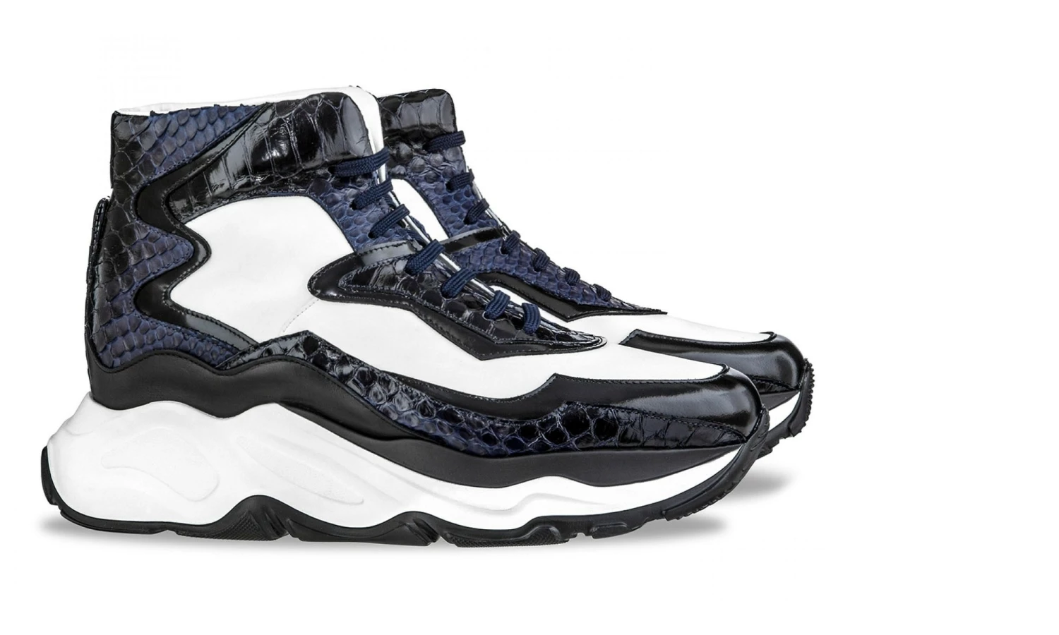 Giant Taipan - Elevator Sneakers In Mix Of Leathers From 2.4 To 5 Inches 3 Giant Taipan - Elevator Sneakers In Mix Of Leathers From 2.4 To 5 Inches