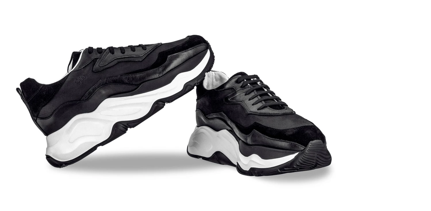 Giant Spider - Elevator Sneakers In Mix Of Leathers From 2.4 To 4.3 Inches 8 Giant Spider - Elevator Sneakers In Mix Of Leathers From 2.4 To 4.3 Inches - Image 6