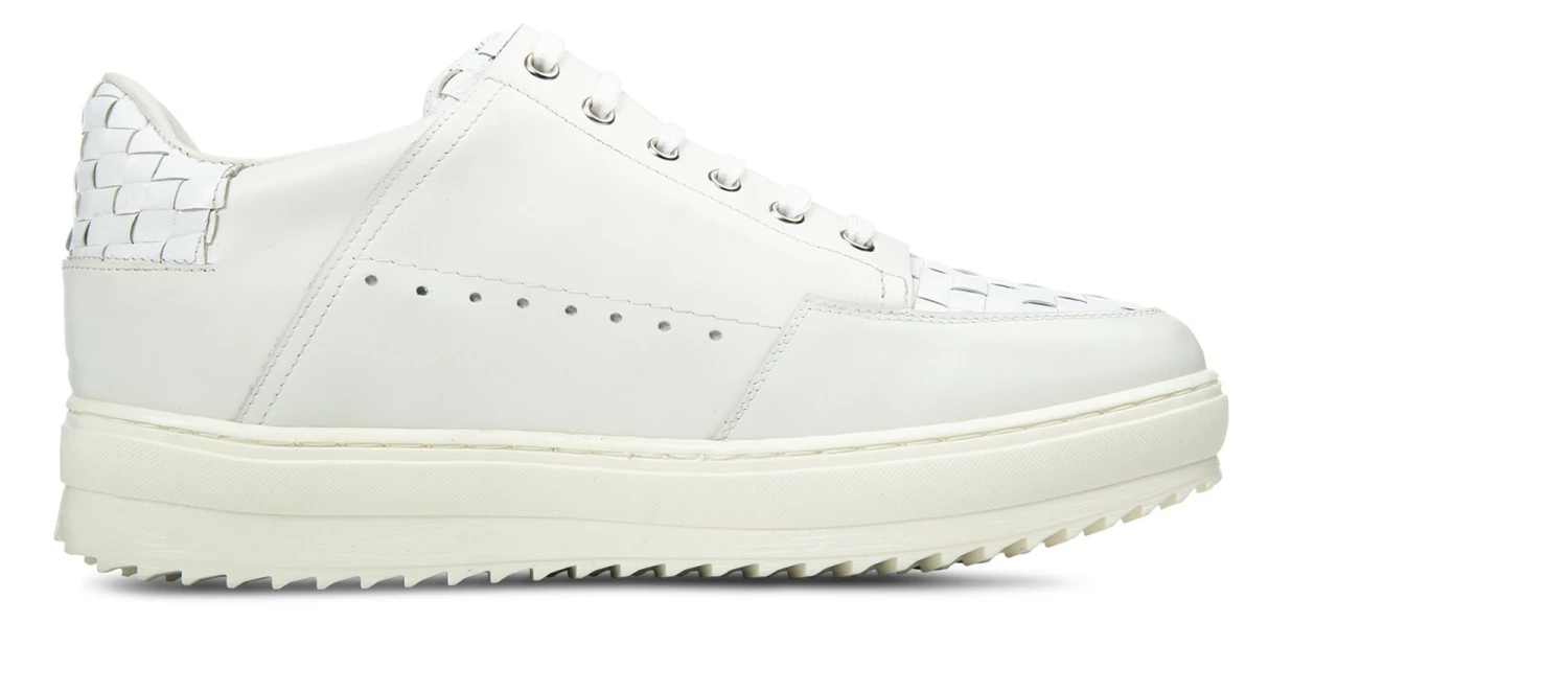 CAP BLANC - Elevator Sneakers In Mix Of Leathers From 2.4 To 3.1 Inches 4 CAP BLANC - Elevator Sneakers In Mix Of Leathers From 2.4 To 3.1 Inches - Image 2