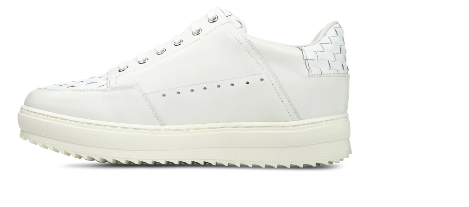 CAP BLANC - Elevator Sneakers In Mix Of Leathers From 2.4 To 3.1 Inches 5 CAP BLANC - Elevator Sneakers In Mix Of Leathers From 2.4 To 3.1 Inches - Image 3