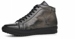 Clapham - Elevator Sneakers In Full Grain Leather From 2.4 To 3.1 Inches -Deals Guidomaggi Store clapham scarpe con rialzo 3 1