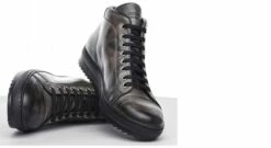 Clapham - Elevator Sneakers In Full Grain Leather From 2.4 To 3.1 Inches -Deals Guidomaggi Store clapham scarpe con rialzo 6 1