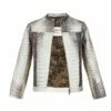 Heimdall -Biker Style Jacket In Alligator Leather -Deals Guidomaggi Store coccodrillo hermes 1 4