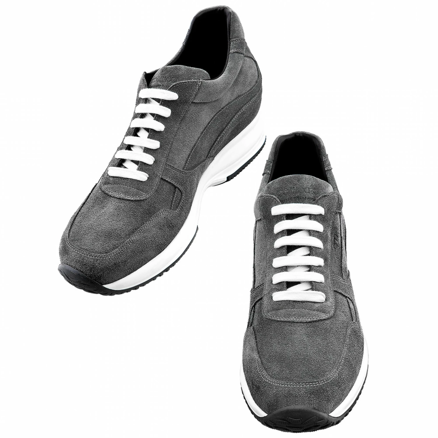 Copenaghen - Elevator Sneakers In Suede Leather From 2.4 To 4 Inches 3 Copenaghen - Elevator Sneakers In Suede Leather From 2.4 To 4 Inches