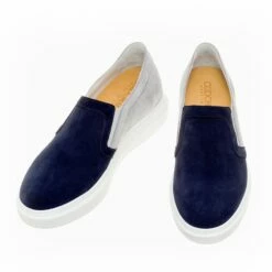 Europe - Elevator Slip-Ons In Suede Leather Up To 6 Cm