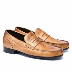 Oman - Elevator Loafers In Full Grain Leather Up To 2.6 Inches -Deals Guidomaggi Store coppialaterale5