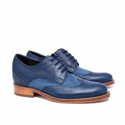 Dandy - Elevator Shoes In Leather/fabric Mix From 2.4 To 3.1 Inches -Deals Guidomaggi Store coppialateraledandy