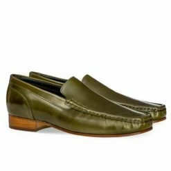 Greenville - Elevator Loafers In Shell Cordovan Leather Up To 2.6 Inches -Deals Guidomaggi Store cordovan shoes