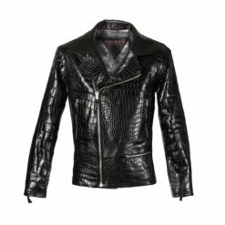 Croco Jacket - Jacket In Crocodile Leather