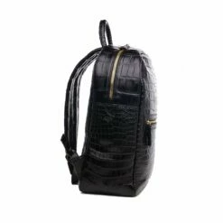 Black Diamond -Backpack In Crocodile Leather 11 Black Diamond -Backpack In Crocodile Leather -Deals Guidomaggi Store crocodile backpack 2
