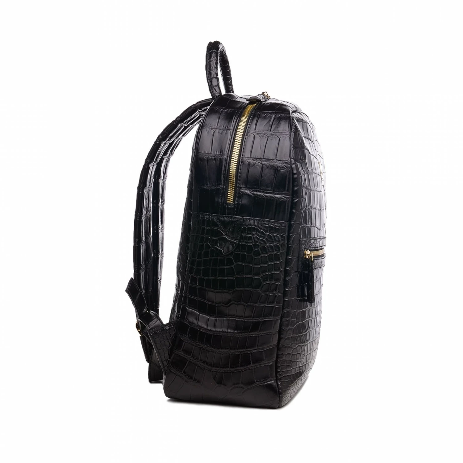 Black Diamond -Backpack In Crocodile Leather 5 Black Diamond -Backpack In Crocodile Leather - Image 3