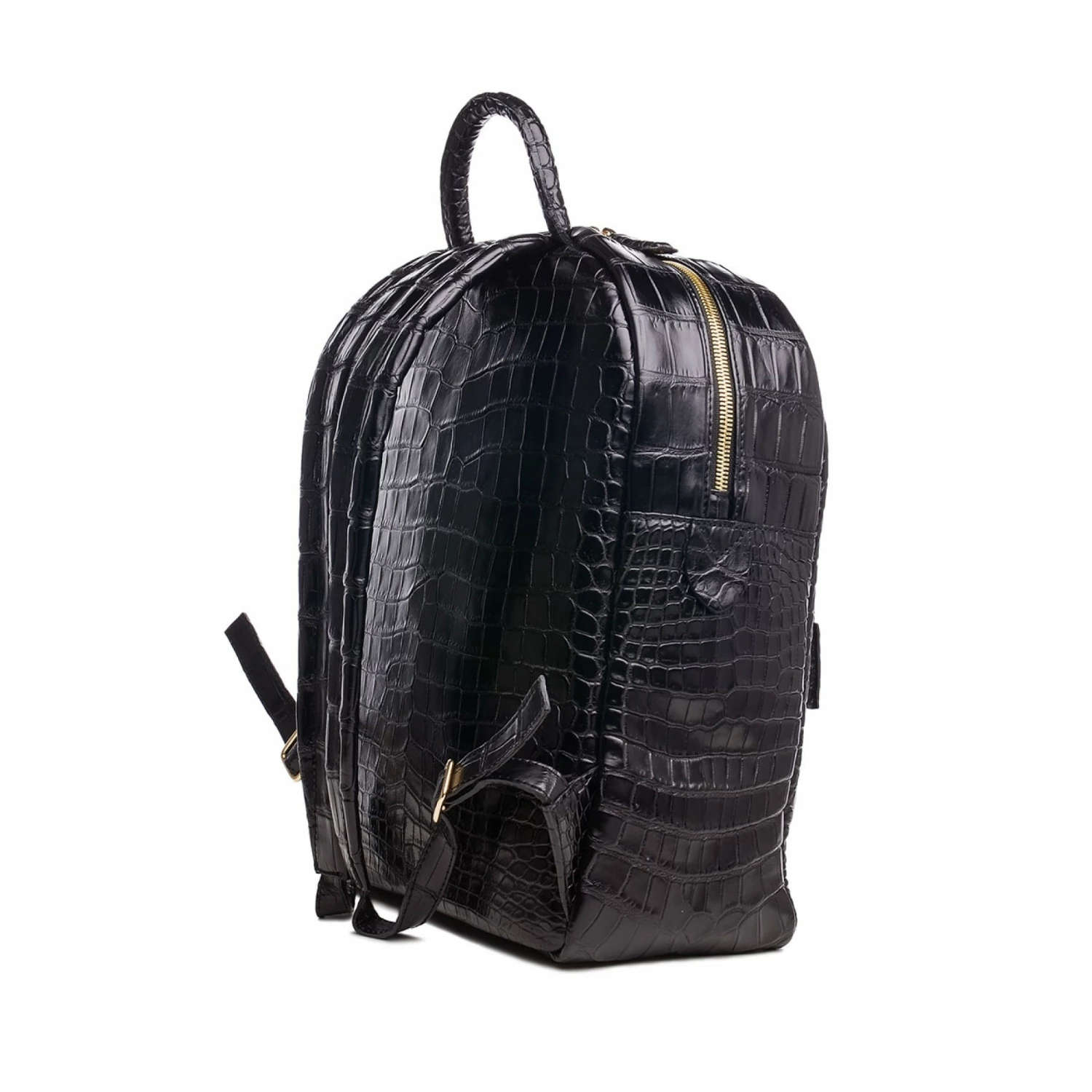 Black Diamond -Backpack In Crocodile Leather 4 Black Diamond -Backpack In Crocodile Leather - Image 2