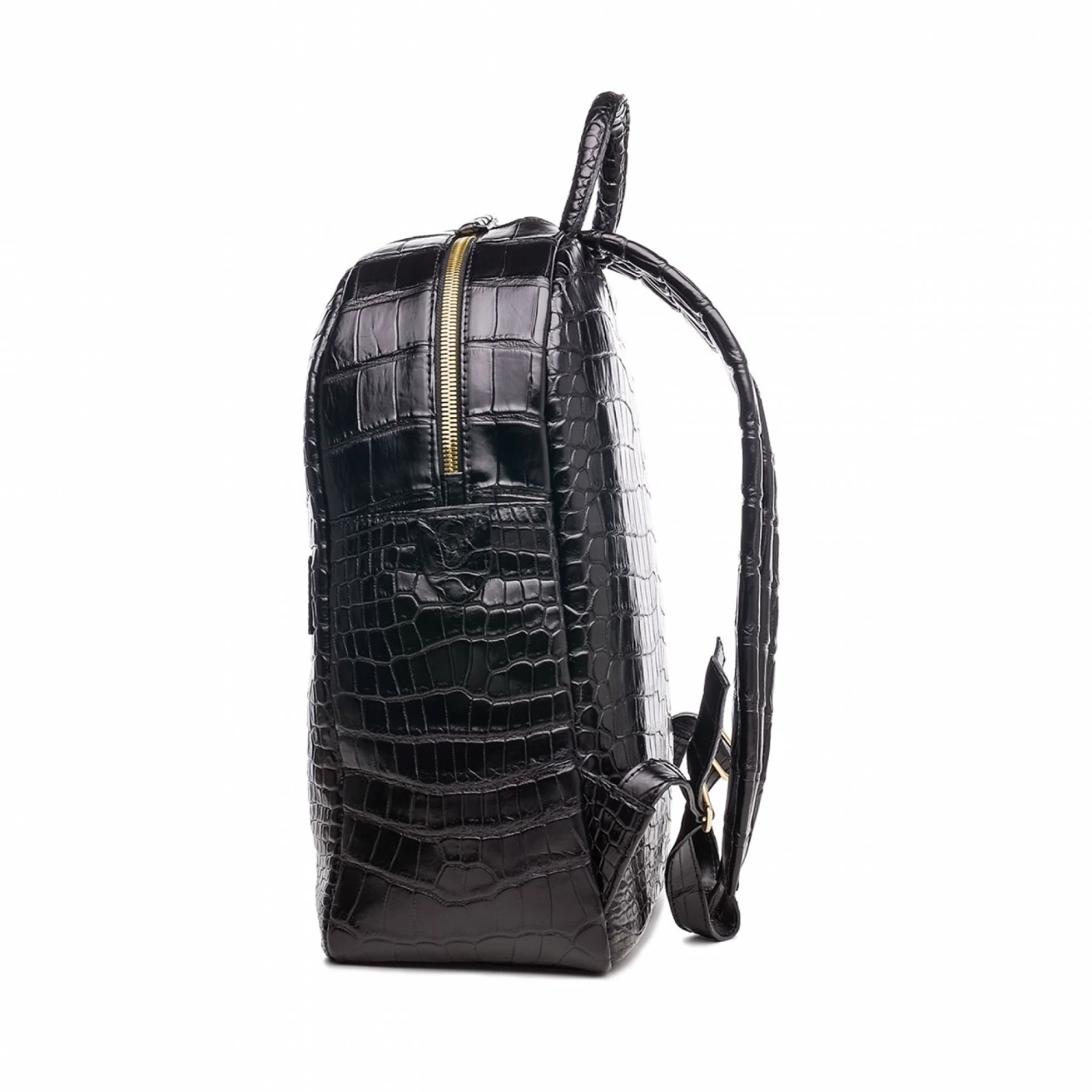 Black Diamond -Backpack In Crocodile Leather 6 Black Diamond -Backpack In Crocodile Leather - Image 4