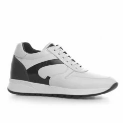 Dakota - Elevator Sneakers In Mix Of Leathers From 2.4 To 3.1 Inches -Deals Guidomaggi Store dakota elevated shoes