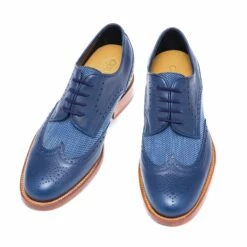 Dandy - Elevator Shoes In Leather/fabric Mix From 2.4 To 3.1 Inches