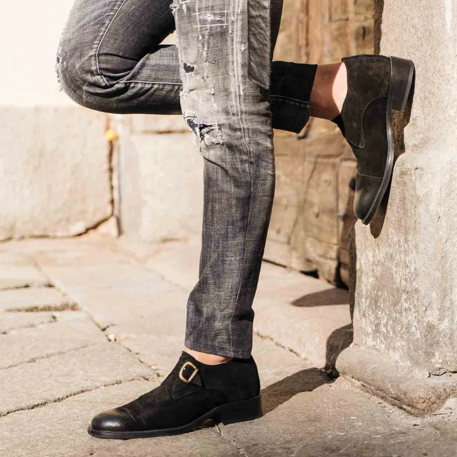 Saronno - Elevator Shoes In Suede Leather From 2.4 To 3.1 Inches 8 Saronno - Elevator Shoes In Suede Leather From 2.4 To 3.1 Inches - Image 6