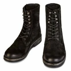 Rebel James - Elevator Boots In Suede Leather From 2.4 To 4 Inches