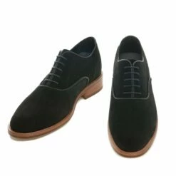 Dalmine - Elevator Shoes In Suede Leather Up To 2.6 Inches